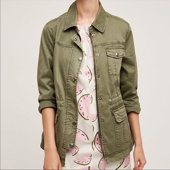 Anthropologie Jackets & Blazers - Anthropologie Marrakech Green Utility Jacket